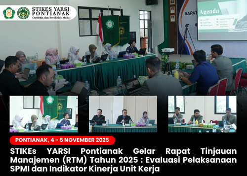 stikes-yarsi-pontianak-gelar-rapat-tinjauan-manajemen-rtm-tahun-2025-evaluasi-pelaksanaan-spmi-dan-indikator-kinerja-unit-kerja